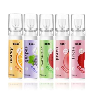 5 piezas Spray Para El Aliento Bucal Espray, Spray Cuidado Bucal Refrescante Aliento,Ambientador Bucal en Spray, Spray de Aliento para el mal Aliento, Sabor a Fruta Espray Bucal (Color-A)