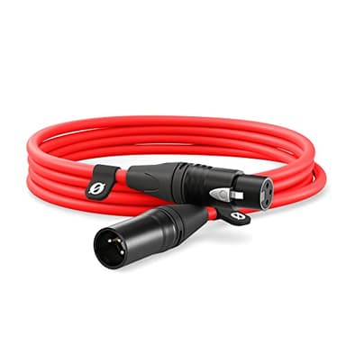 RØDE XLR-3 Cable Premium (3m, Rojo)
