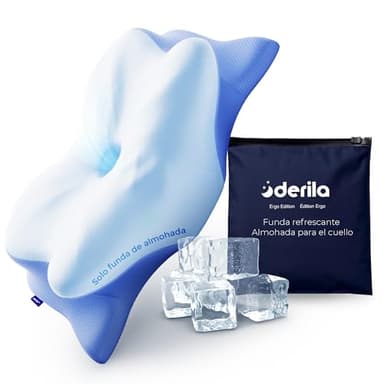 Derila La Funda de Almohada refrigerante Ergo Proporciona un Control óptimo de la Temperatura de tu Almohada para un sueño