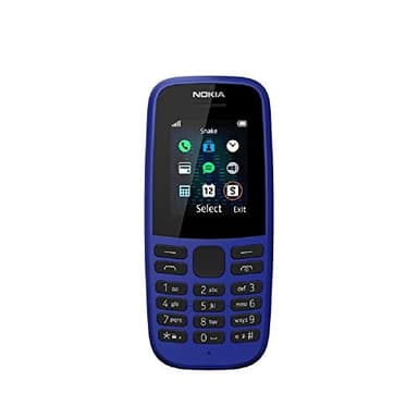 Nokia 105 (4ª edición) 1,77 pulgadas Reino Unido SIM Free Feature Phone (SIM única) - Azul, no tiene idioma español.
