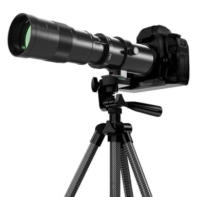 BENOISON Teleobjetivo 420-800 mm, Lente EF para Canon DSLR, Enfoque Manual MF Zoom Objetivo para Canon 4000D 2000D 1300D 1200D 850D 800D 750D 250D 200D 90D 80D 77D 7D 6D 5D 1D DSLR