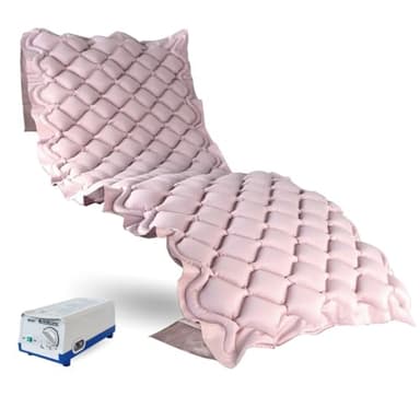 Mobiclinic, Colchón antiescaras de Aire alternante, Modelo mobi 1, con Motor compresor, PVC médico ignífugo, Marca española, para escaras Grado i, 200 x 90 7, 130 Celdas, Color Beige