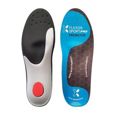 Plantillas Flexor Pro Trail Running para Pie Pronador | 42 - Alivia el Dolor, Soporte en Arco Plantar, Amortiguador de Impacto, Protege Rodilla y Espalda | Flexor Talla 42