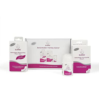 ELANEE Juego de 3 productos de entrenamiento de suelo pélvico con conos vaginales, incluye lubricante a base de agua (760-00)