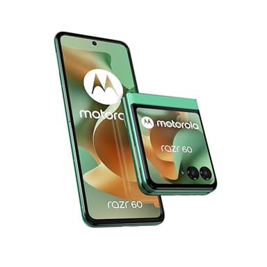 Motorola RAZR 60 8, 256 GB, Smartphone Desbloqueado, Interno: 6,9" / Externo: 3,6", Cámara de 50 MP con IA, Batería de 4500 mAh, Spring Bud (Verde), Carcasa Protectora y Cable USB C Incluido