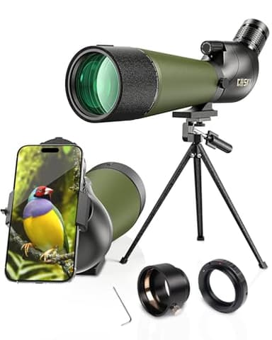 Gosky Alcance de detección en ángulo BAK4 actualizado para Tiro al Objetivo, Caza, observación de Aves, paisajes de Vida Silvestre (Compatible con Adaptador de cámara)
