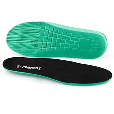 Riemot Plantillas Confortables de Reemplazo para Zapatos Hombres Mujeres, Plantillas Absorción de Impacto Amortiguación para Botas de Trabajo Zapatos para Correr Entrenadores
