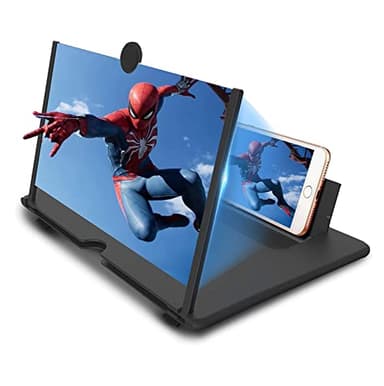 Goevcclei Amplificador Pantalla movil 18 Pulgadas, Lupa para teléfono Inteligente 3D HD, Anti-Azul, Plegable, Adecuado para con Todos los