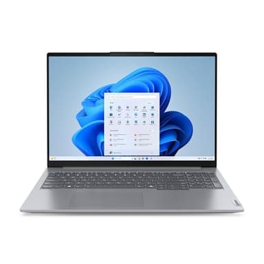 Lenovo Thinkbook 16 - Ordenador Portátil 16” WUXGA (1920x1200) | AMD Ryzen 5 7535HS | 16GB RAM | 512GB SSD | AMD Radeon Graphics | Windows 11 Pro | 1 AÑO ONSITE + ADP | Gris | Teclado QWERTY Español
