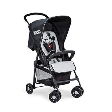 hauck Sport Carrito Bebé Ligero desde el Nacimiento - Silla de Paseo Reclinable para Niños hasta 15 kg - Carro Plegable Ultraligero 5,9 kg - Cesta Grande hasta 3 kg - Disney Mickey Mouse Gris