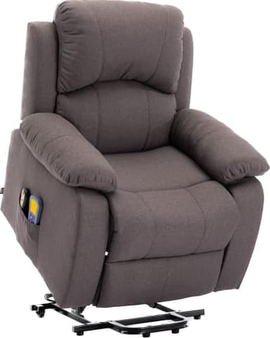 Astan Hogar Sillón Relax con Función Auto-Ayuda (Levanta Personas), Reclinación Eléctrica, Masaje Y Termoterapia, Modelo Ramón AH-AR30920MR