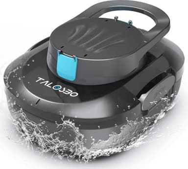 TALOSBO S1PRO (2026 Upgrade) Robot Limpiafondos Piscina, Doble Motor Robot de Piscina, 120 Min de Limpieza, con Filtración de 180μm, Estacionamiento Auto, para Piscinas Elevadas 100 m²