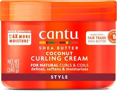 Crema de manteca de karité Cantu para un rizado natural del cabello 340 g