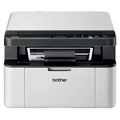 Brother DCP-1610W - Impresora multifunción láser (B/N 20 PPM, A4, USB), Blanco y Negro