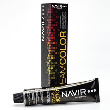 NAVIR Profesional | Tinte de pelo mujer en crema con germen de trigo y aceite de argán - 6.0 Rubio oscuro - 60ml