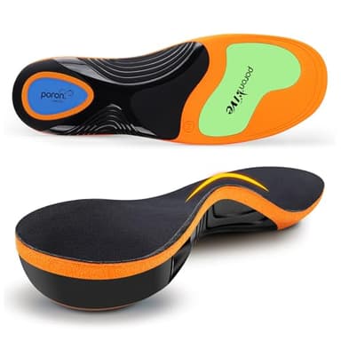 Plantillas Fascitis Plantar Trabajo, Plantillas Ortopedicas para Pies Planos, Arco Pies Cavos, Dolor de Espalda, Espolon Calcaneo, Plantillas Zapatos Confort Foam para Hombres y Mujere