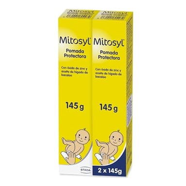 Mitosyl, Pomada Protectora, Crema de Pañal Bebé, Previene y Alivia Irritaciones, Fórmula Suave y Efectiva para el Cuidado Diario, 290g