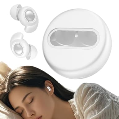 Birtern Auriculares con cancelación de ruido para dormir, cancelación de ruido para dormir, tecnología inalámbrica 5.3, tapones para los oídos para dormir, reducción de 35 dB, para construcción de