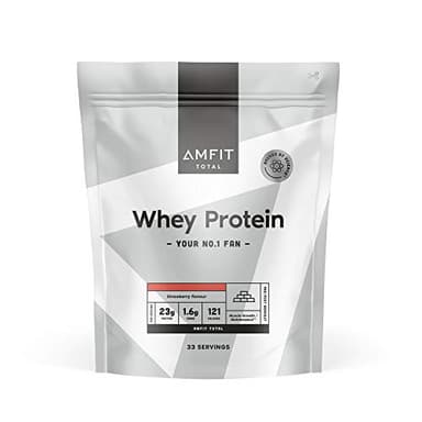 Amfit Nutrition Whey Protein Powder 1kg Strawberry