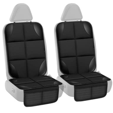 Gigmeta Protector de asiento para niños, antideslizante, impermeable, protector de asiento trasero para portabebés, asiento infantil y mascotas, ISOfix adecuado para todos los asientos infantiles-2PCS