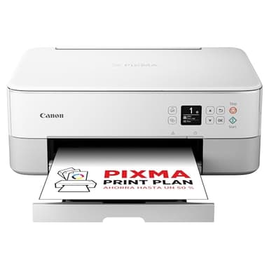 Canon PIXMA TS5351i – Impresora Multifunción para Uso Doméstico con Pantalla OLED | Conexión Inalámbrica desde tu Smartphone | Con PIXMA Print Plan