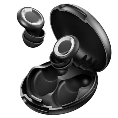 Eixniex Tapones Oídos Ruido Dormir - Puntas Simple+Doble, 46dB Reducción de Ruido | Silicono Ecológico Duradero | 8 Pares de Puntas (XS - L) | Sellado Top-Layer para Dormir, Concentración y Viajes