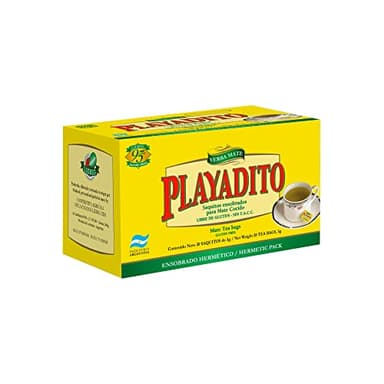 Playadito Mate Cocido - Bolsas de té (20 unidades) - Saquitos Herméticos - 20 Unidades x 3 gr