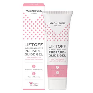 MAGNITONE LiftOff Superconductive Prepare + Glide Gel Para dispositivos de radiofrecuencia y tonificación facial con microcorriente, fórmula hidratante a base de agua, sin crueldad animal y vegana