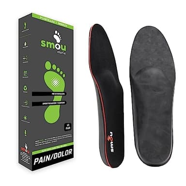 SMOU META Plantillas Metatarsalgia | Alivian el Dolor de Almohadilla Metatarso | Descarga con Barra Metatarsal o Apoyo Retrocapital | Plantillas Gel y Memory Foam Gran Amortiguación (43-44 EU)