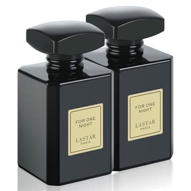 LASTAR Perfume de larga duración para mujeres y hombres, tamaño de viaje, Eau de Perfume Fragancia - Azahar, café, vainilla - 55 ml*2, perfecto para regalos de vacaciones, San Valentín, Halloween