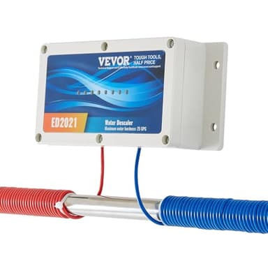 VEVOR Sistema Descalcificador de Agua Electrónico Descalcificador sin Sal para Toda la Casa Acondicionador de Agua Dura para Reducir la Acumulación de Cal para Todo Tipo de Tuberías de Plomería
