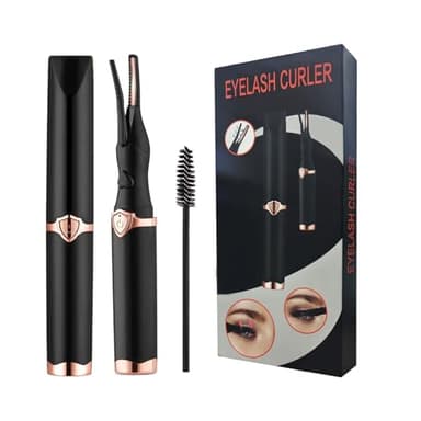 Rizador de pestañas eléctrico calentado, mini rizador de pestañas profesional