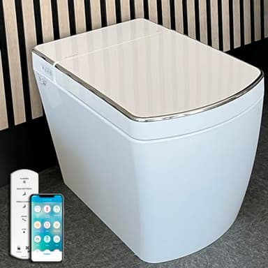 Inodoro Inteligente de Estilo Japonés Tokio | Temperatura asiento ajustable | Chorrito de agua | Mando a distancia | Descarga automática.