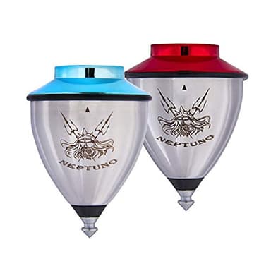 Trompo Neptuno Roller 1 unidad Metal, azul o roja, se envía aleatoriamente