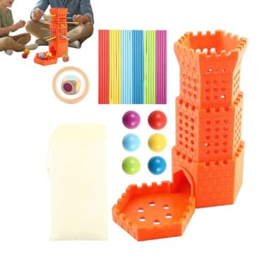 Stick Pull Game - Juguete para niños con Tablero de caída de Bola, Juego de Estrategia Interactivo para niños | Mejora Las Habilidades motoras Finas, la coordinación -Mano y el Pensamiento estratég