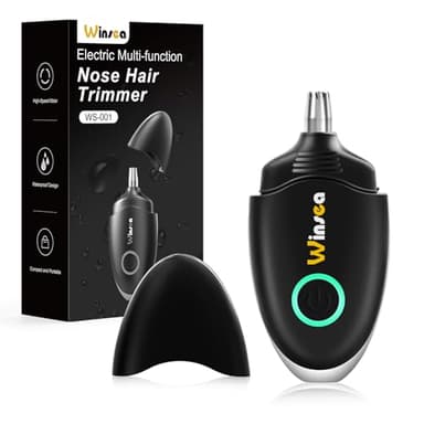 Winsea Cortapelos para orejas y nariz para hombres y mujeres, alta precisión, recargable por USB, impermeable, funcionamiento seguro y silencioso, diseño portátil