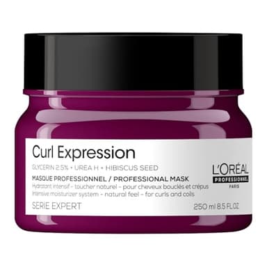 L’Oréal Professionnel, Mascarilla Hidratante Intensiva, para Cualquier Tipo De Rizos & Ondas, Curl Expression, 250 ml