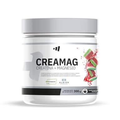 MM Supplements - CreaMag (Creatina Creapure® + Magnesio Albion®) 300g - Suplemento Premium para Potenciar tu Entrenamiento - Aumenta Rendimiento - Sabor Sandía