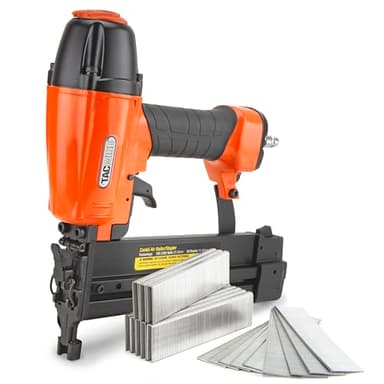 Tacwise 1804 Clavadora/Grapadora Neumática 2 en 1 con 1000 Clavos tipo 18G/30 mm y 800 Grapas tipo 90/25 mm