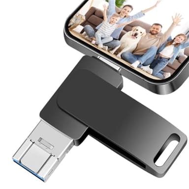 Mofboz 4 en 1 Memoria USB 512GB USB 3.0 Pendrive lta Velocidad Tipo C Memoria USB C Disco Duro Externo 512GB Expansión de Memoria Externa para OTG Android/Teléfono/PC/Tablet