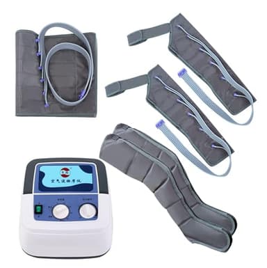 Masajeador De Piernas Compresion De Aire, Presoterapia Para Casa Botas, Presoterapia Piernas Y Abdomen 6/4 Cámaras De Aire, Masajeador de Pies y Piernas
