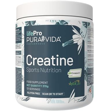 Creatina Monohidratada Creapure con AstraGin® – Hasta 35% Más Absorción vs Creapure Sola – Micronizada Pura Sin Sabor 4 Meses – Vegana, Sin Gluten, Testada Laboratorio – Calidad Alemana Garantizada