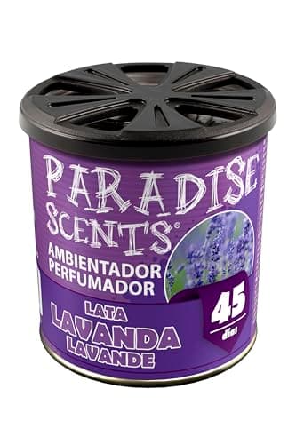 PARADISE SCENTS Paradise PER80132 Perfumador Lata Lavanda, Color Morado, 100 gr