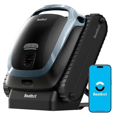 Beatbot AquaSense 2 Robot Limpiafondos Piscina, Robot Piscina con Posicionamiento Inteligente, Limpia Suelo, Paredes ylínea de flotación, Doble Barrido para Piscinas de hasta 300 m²