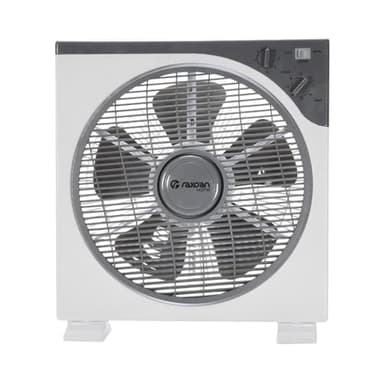 THINIA HOME Ventilador de Suelo con Temporizador Ø30cm y 50W | Ventilador Modelo Terra Box Ventilador Programable de Uso Doméstico con 3 Velocidades | Ventilador Box Fan