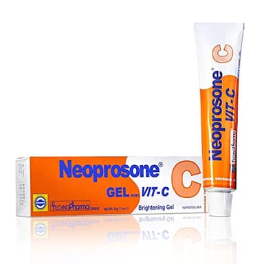 Neoprosone Crema de gel iluminadora de la piel, 30 ml, para partes íntimas, zonas privadas, cuerpo, rodillas, axilas, codos, con vitamina C y alfa arbutina
