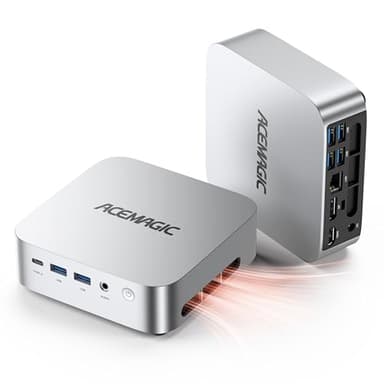 ACEMAGICIAN K1 Mini PC, AMD Ryzen 4300U (hasta 3.7 GHz), 16GB DDR4 RAM 512GB SSD, Radeon Graphics, Windows 11 Pro, WiFi 5 | BT 4.2, 4K Triple Display, Mini Ordenador para Oficina y Hogar