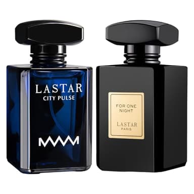 LASTAR 55 ml*2 eau de toilette fragancia, perfume para mujeres y hombres, duradero - encantador - tamaño de viaje, adecuado para Año Nuevo, Día de San Valentín, regalos de cumpleaños