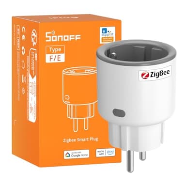 SONOFF S60ZBTPF Enchufe Inteligente Zigbee - Control Remoto, Monitor. Energía, Timer, Protec. Sobrecarga, Repetidor Zigbee, eWeLink
