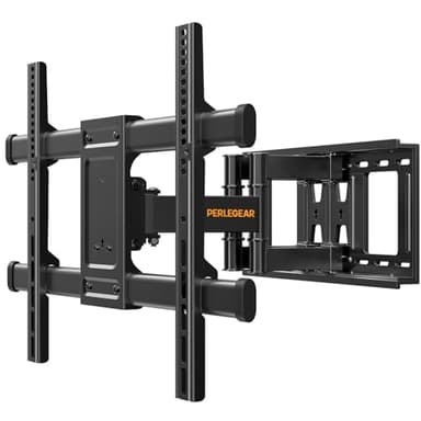 Perlegear Soporte de TV Pared Articulado Inclinable y Giratorio, Soporte TV para Pantallas de 37-84 Pulgadas, hasta 60 kg, MAX VESA 600x400 mm